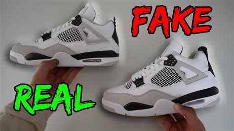 fake nike 4s|jordan 4s false signs.